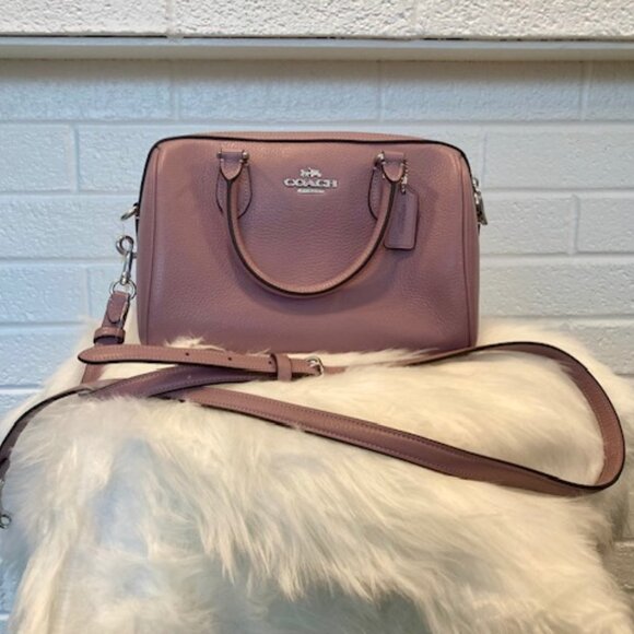 BNWT: Rare Coach Rowan Satchel Crossbody Bag - Jasmine Purple - Picture 15 of 15